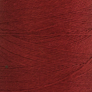 16/2 Organic Linen - Deep Red - 100 g image 0