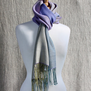 Fulford Mist Linen &amp; Silk Scarves image 0