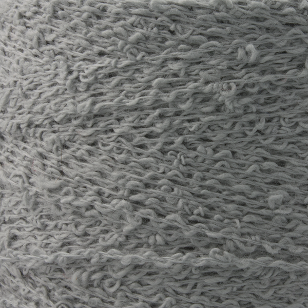 Bouclé Cotton - Light Grey - 1/2 lb image 0
