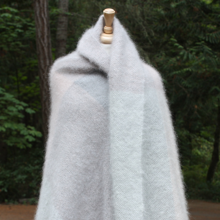 Three Stripe Mohair Blankie PDF Pattern Download