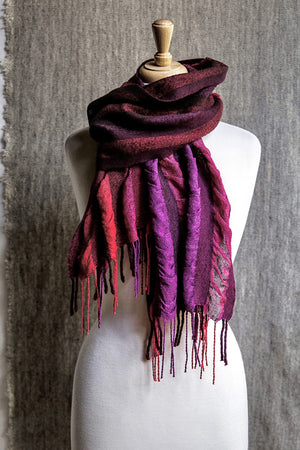 Simple Collapse Weave Pucker up Scarf- Autumn Equinox image 0