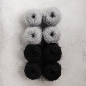 Two Stripe Mohair Blanket Kit