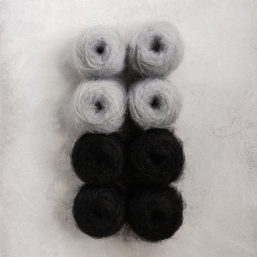 Two Stripe Mohair Blanket Kit
