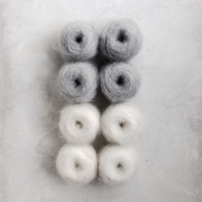 Two Stripe Mohair Blanket Kit