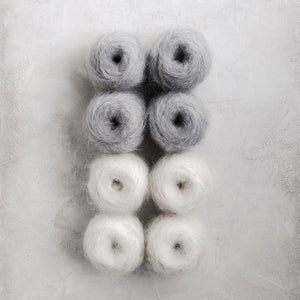 Two Stripe Mohair Blanket Kit