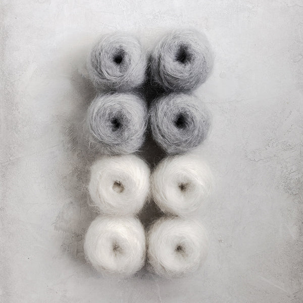 Two Stripe Mohair Blanket Kit