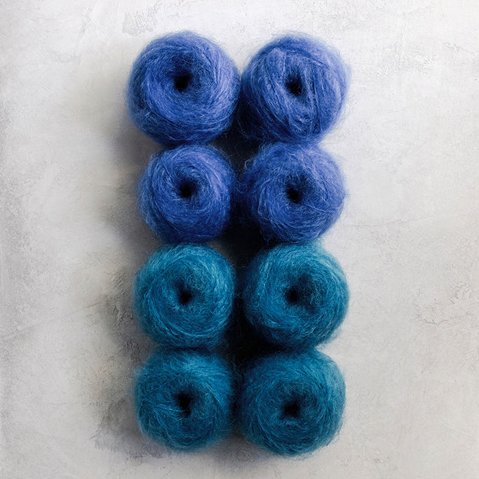 Two Stripe Mohair Blanket Kit