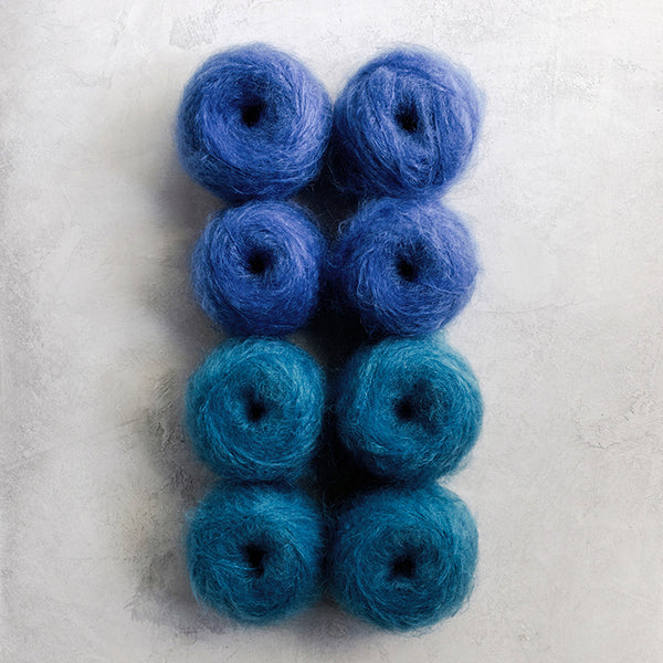 Two Stripe Mohair Blanket Kit