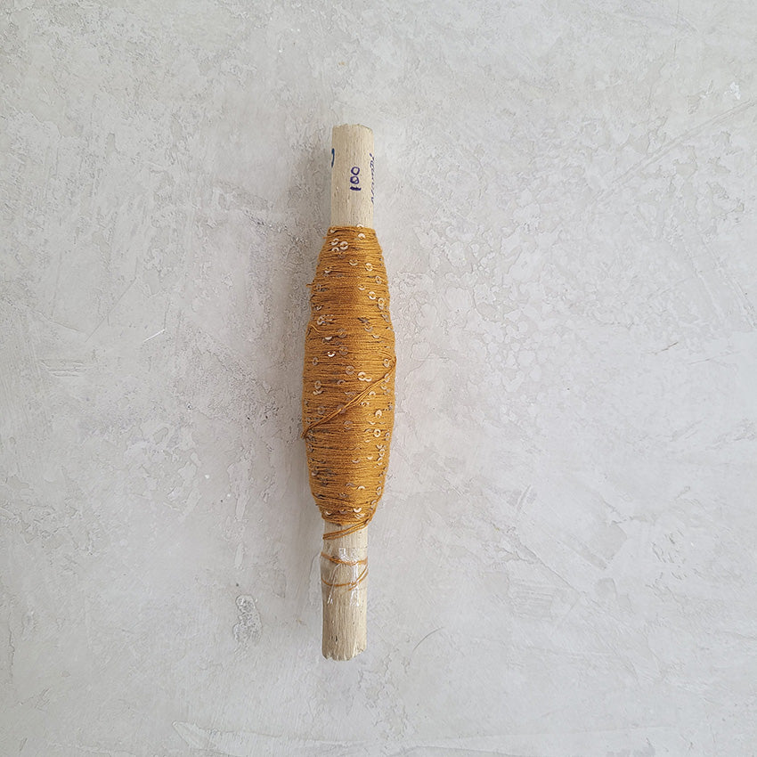Handmade Sequin Thread - Gold image 0
