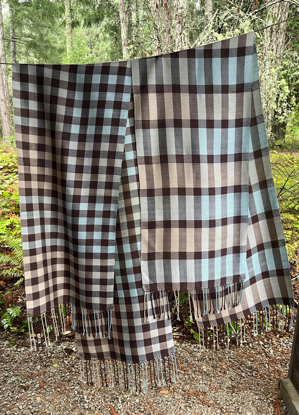 Heavenly Check Silk Scarf Kit