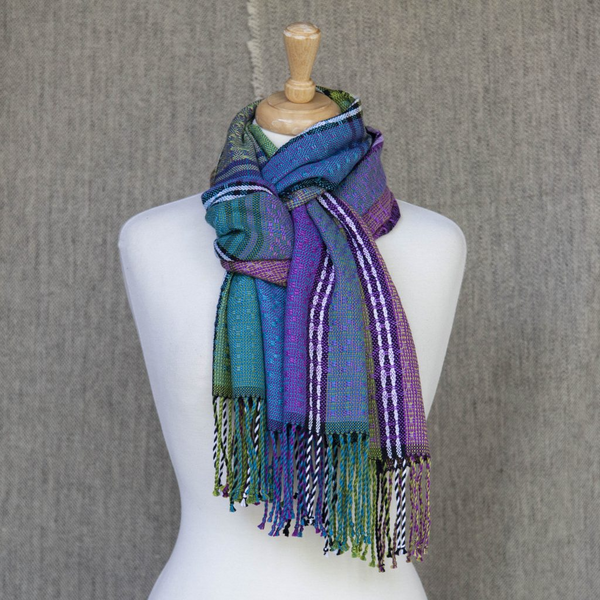 Abalone and Ebony Tea Towel and Scarf PDF Pattern Download