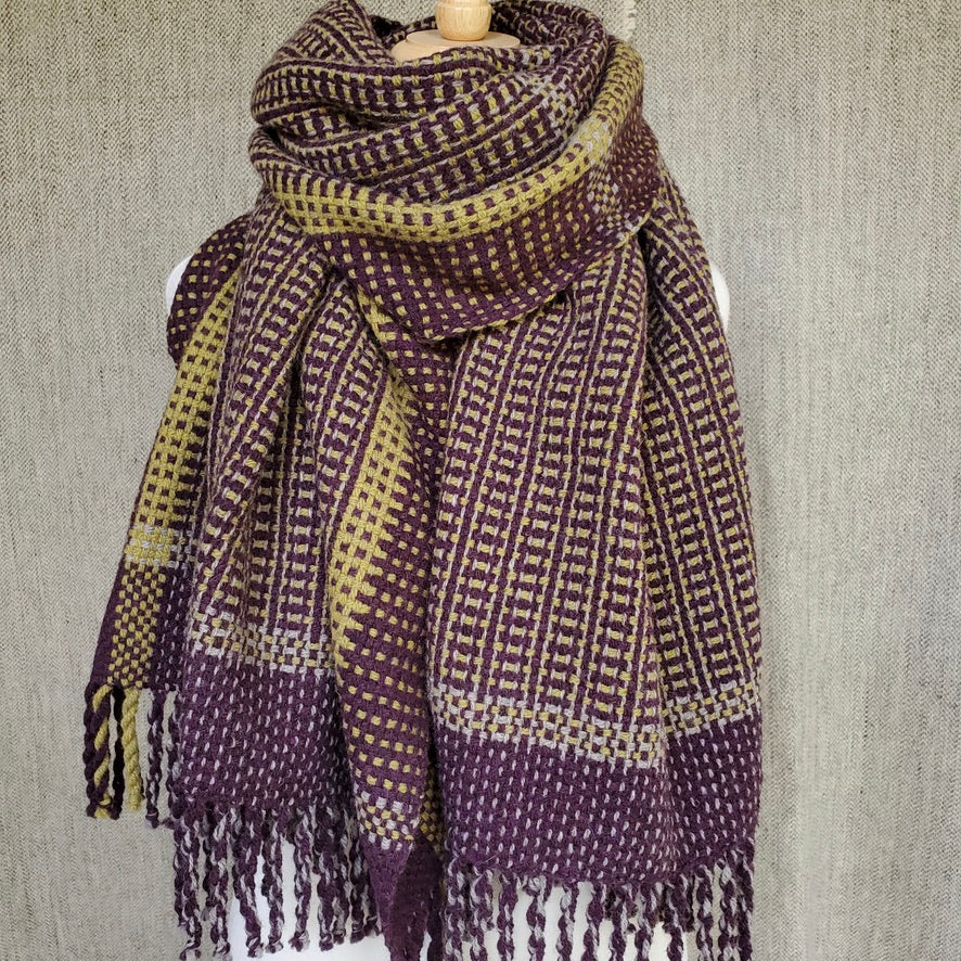 Burgoyne Berry Shetland Wraps PDF Pattern Download