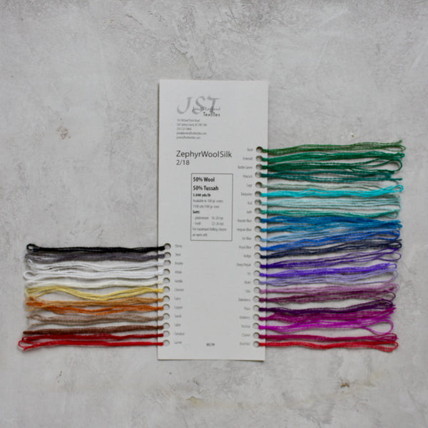Sample card - Zephyr Wool/Silk image 0