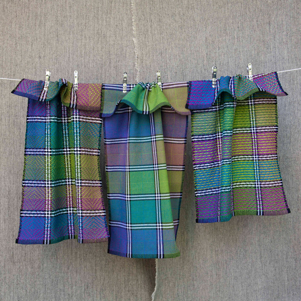 Abalone and Ebony Tea Towel and Scarf Kit