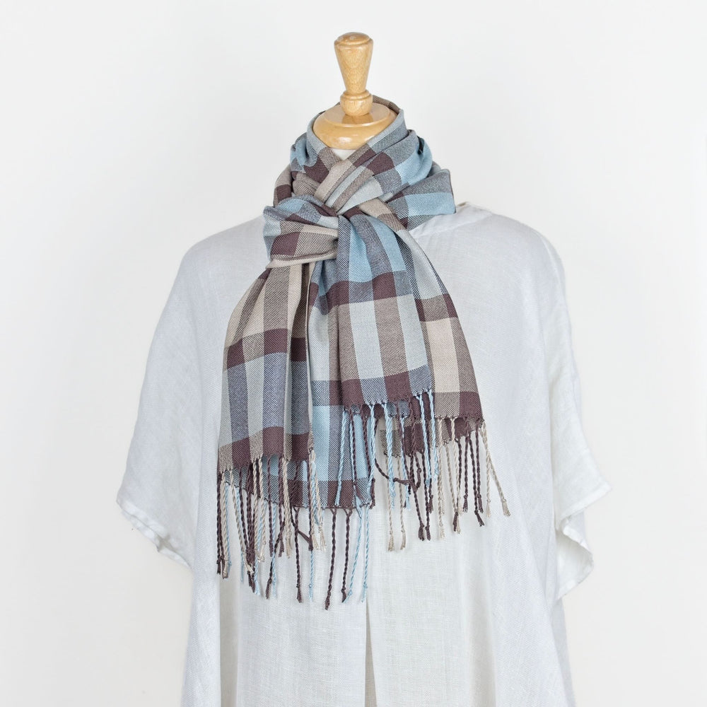 Heavenly Check Silk Scarf Kit