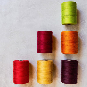 Huck Lace Cotton Tea Towel Kit - Falling Leaves