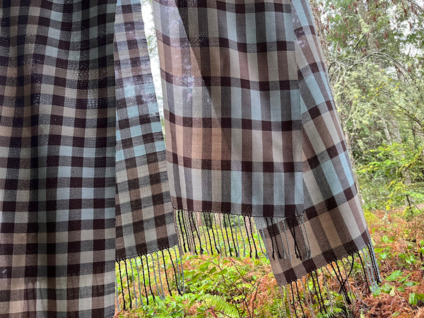 Heavenly Check Silk Scarf Kit