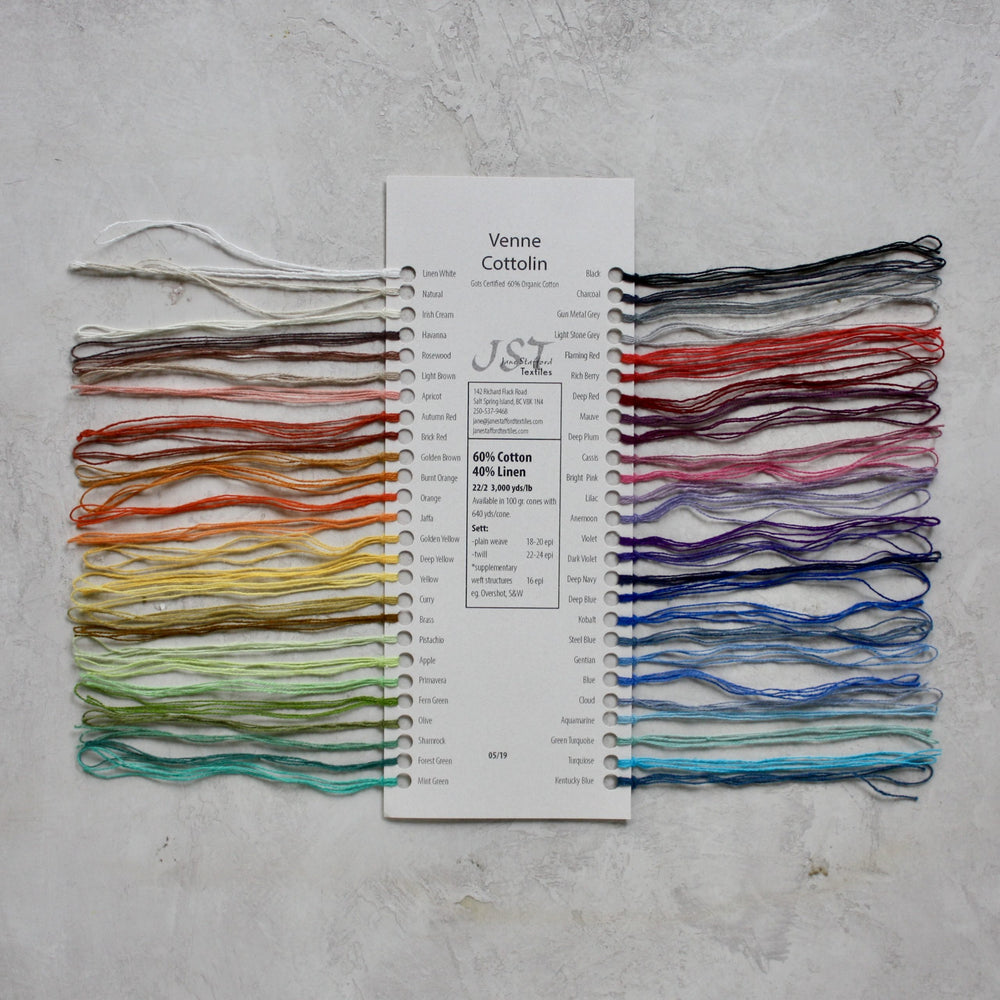 Sample card - Venne Cottolin