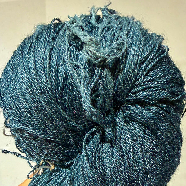 20/2 Tussah - Stormy Teal (damaged)