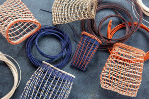 School of Weaving Kit - Open Weave Garlic Basket
