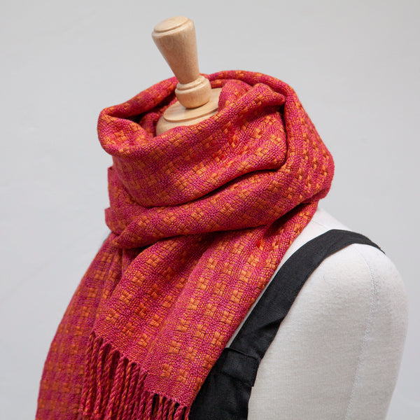 Mavis’ Monk’s Belt and Basket Weave Scarves PDF Pattern Download