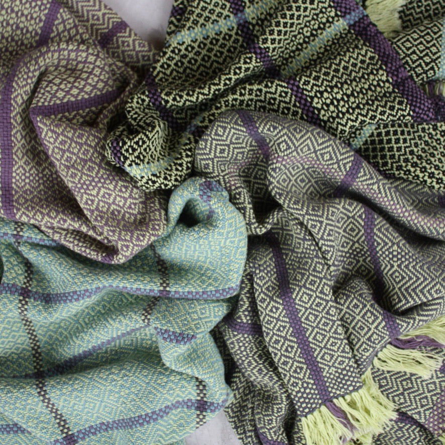 School of Weaving Kit - s04e04 Point Twill Gamp Warp Colours