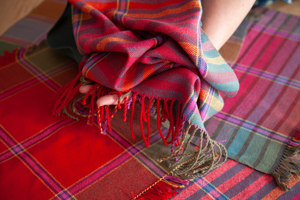 Online Guild Sample Kit #4- Plaid - Kit #4- with Fuschia image