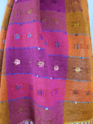 School of Weaving Kit - s08e05 Double Weave with pockets and sequins