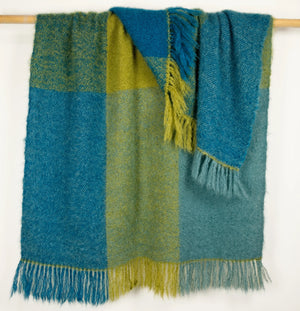 Three Stripe Mohair Blankie PDF Pattern Download