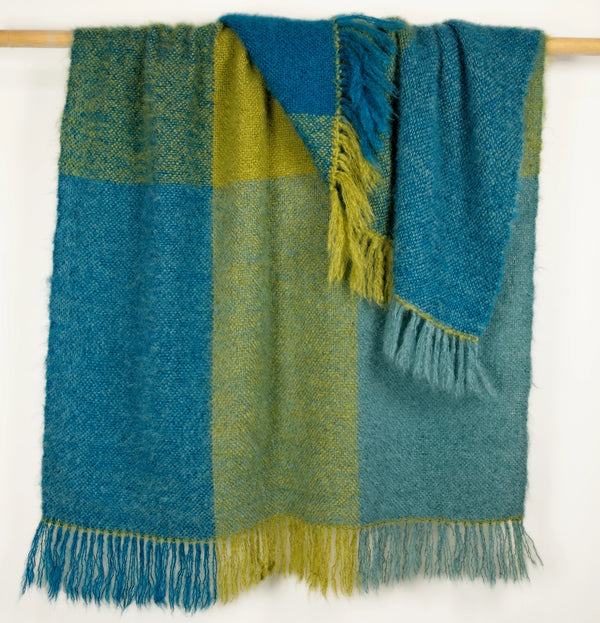 Three Stripe Mohair Blankie PDF Pattern Download