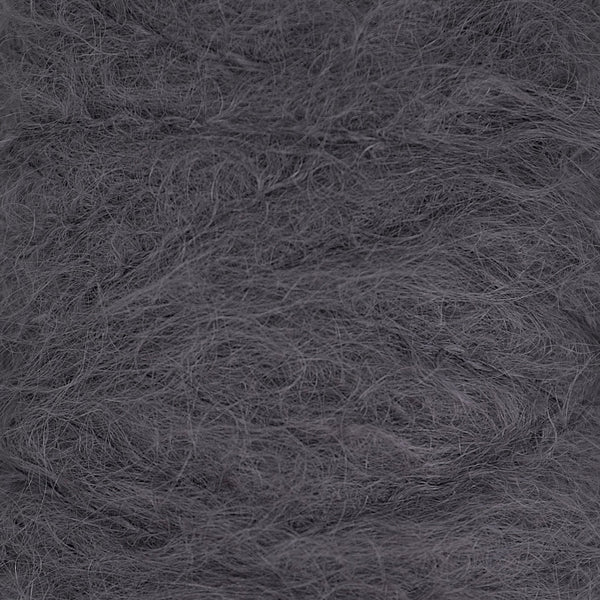 Brushed Mohair - Dark Grey - 100 g image 0