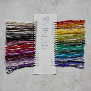 Sample card - Harrisville Shetland image 0