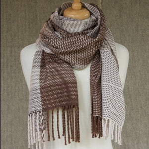 Merino & Silk Scarves -Chocolate & Vanilla