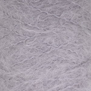 Brushed Mohair - Light Grey - 100 g image 0