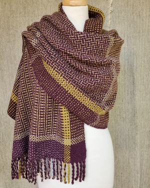 Burgoyne Berry Shetland Wraps PDF Pattern Download