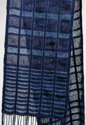 Cramming and Denting Eco Jeans Scarves