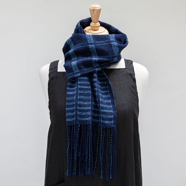 Cramming and Denting Eco Jeans Scarves