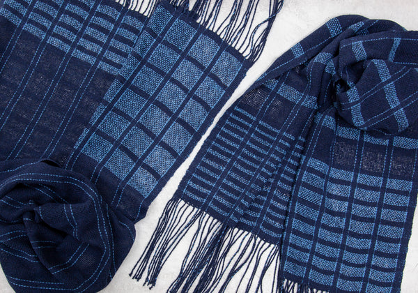 Cramming and Denting Eco Jeans Scarves