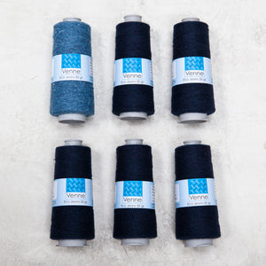 Cramming and Denting Eco Jeans Scarves