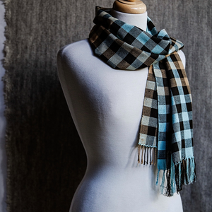Heavenly Check Scarf PDF Pattern Download
