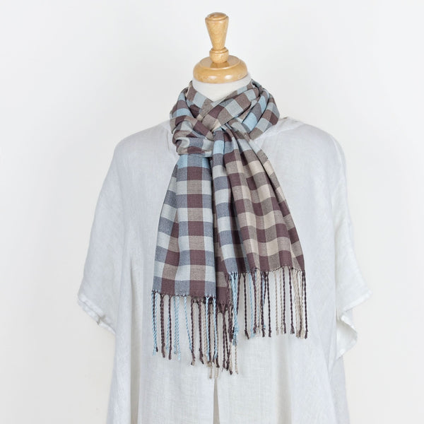 Heavenly Check Silk Scarf Kit