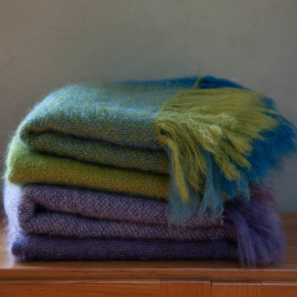 Three Stripe Mohair Blankie PDF Pattern Download