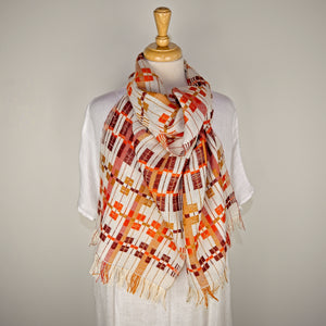 School of Weaving Kit - s10e09 cannele second warp - autumn scarves