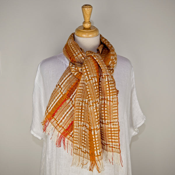 School of Weaving Kit - s10e09 cannele second warp - autumn scarves