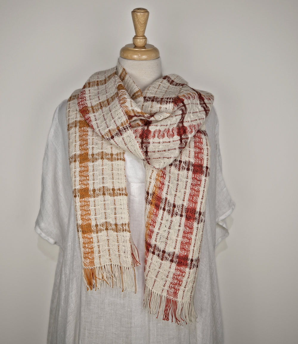 School of Weaving Kit - s10e09 cannele second warp - autumn scarves