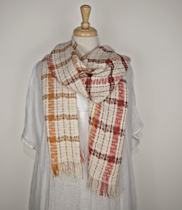 School of Weaving Kit - s10e09 cannele second warp - autumn scarves