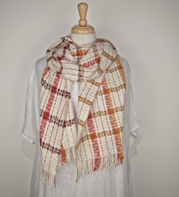 School of Weaving Kit - s10e09 cannele second warp - autumn scarves