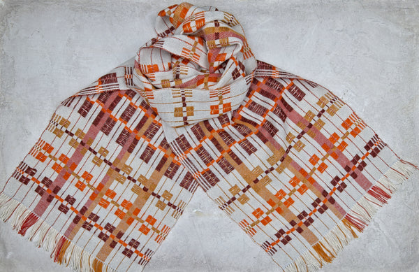 School of Weaving Kit - s10e09 cannele second warp - autumn scarves