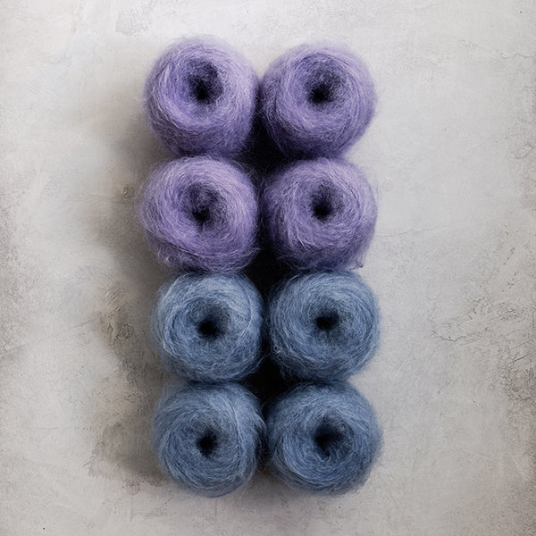 Two Stripe Mohair Blanket Kit